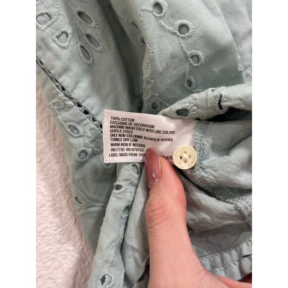 Universal Thread Eyelet Lace Babydoll Blouse - Picture 5 of 5